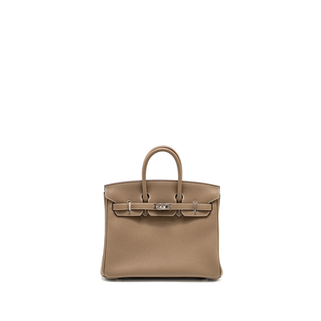 HERMES BIRKIN 25 TOGO ETOUPE SHW