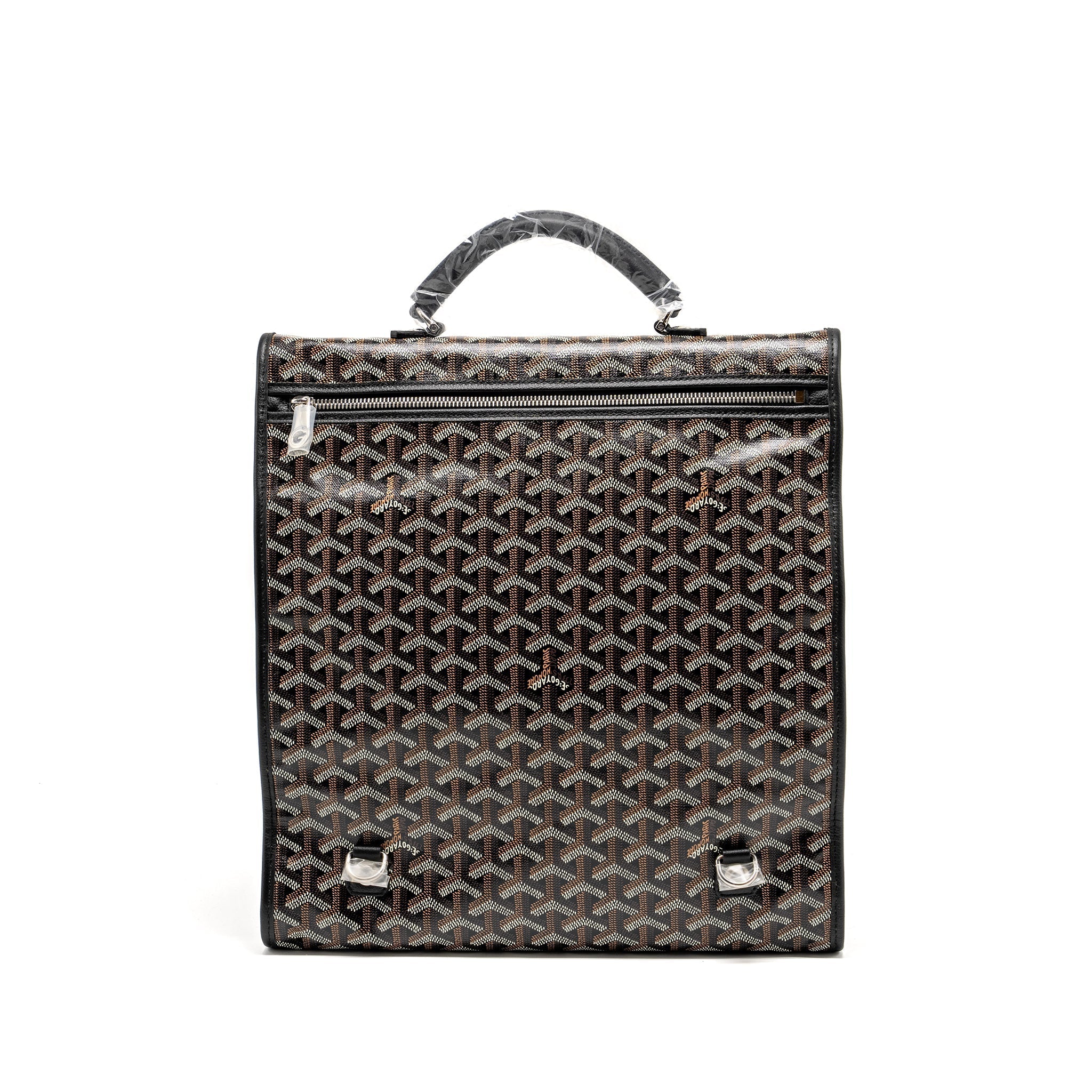 SAINT LEGER BACKPACK GOYARDLINE CANVAS BLACK SHW