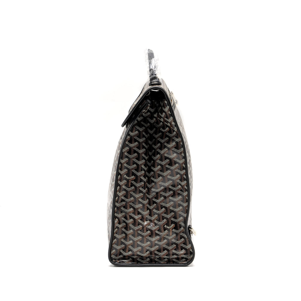 SAINT LEGER BACKPACK GOYARDLINE CANVAS BLACK SHW