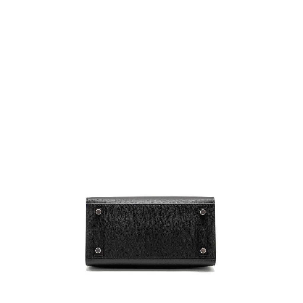 HERMES BIRKIN 25 EPSOM BLACK SHW