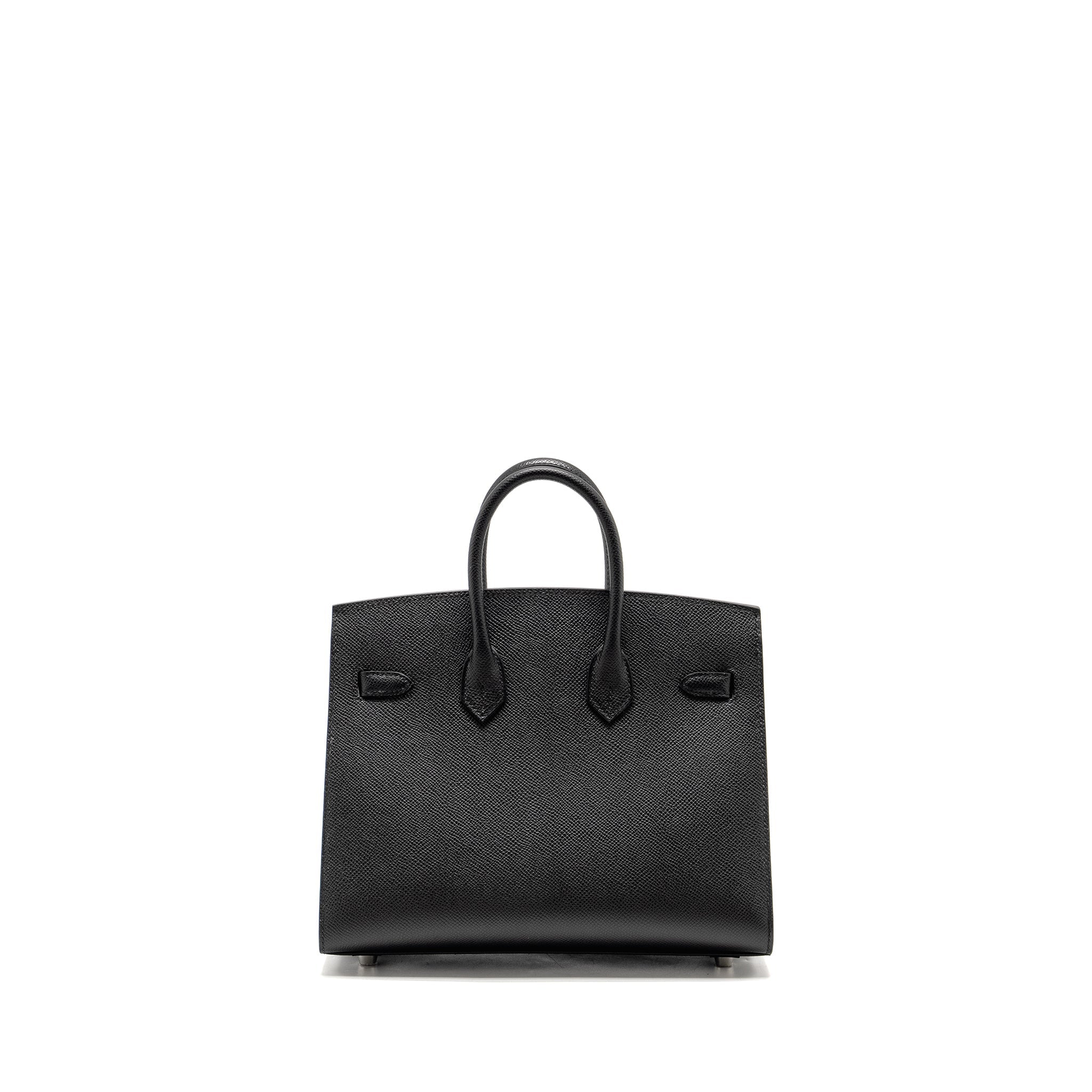 HERMES BIRKIN 25 EPSOM BLACK SHW