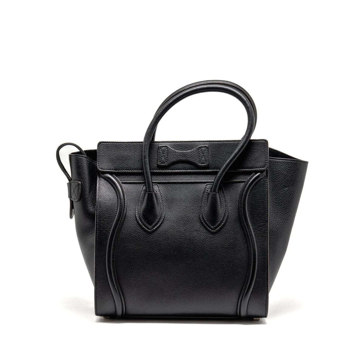 CELINE MICRO LUGGAGE BAG CALFSKIN BLACK SHW