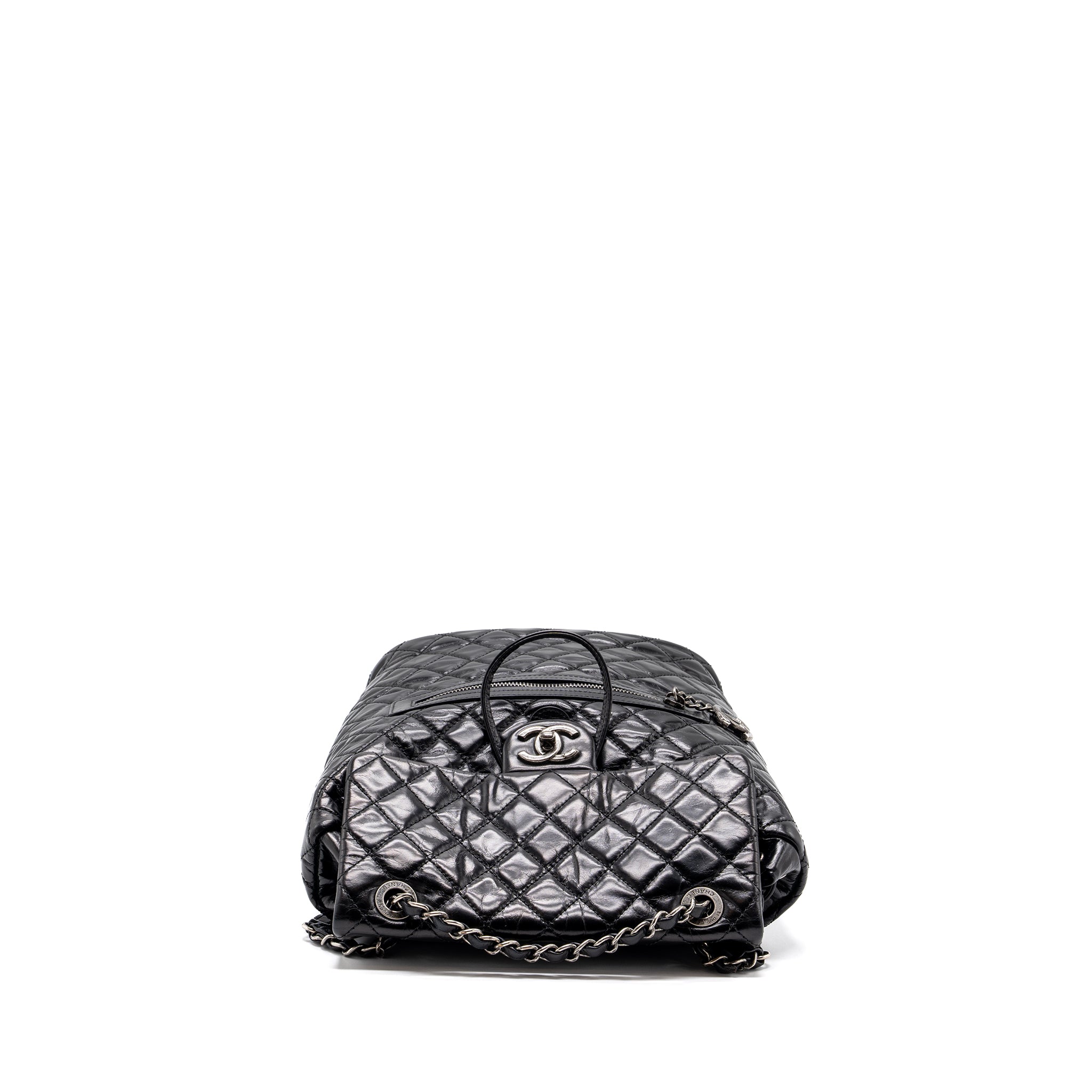 LARGE QUILTED MOUNTAIN  BACKPACK CALFSKIN BLACK SHW