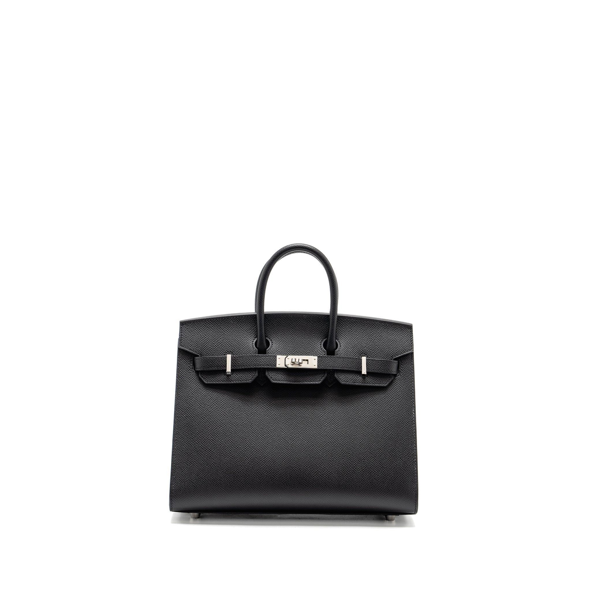 HERMES BIRKIN 25 EPSOM BLACK SHW