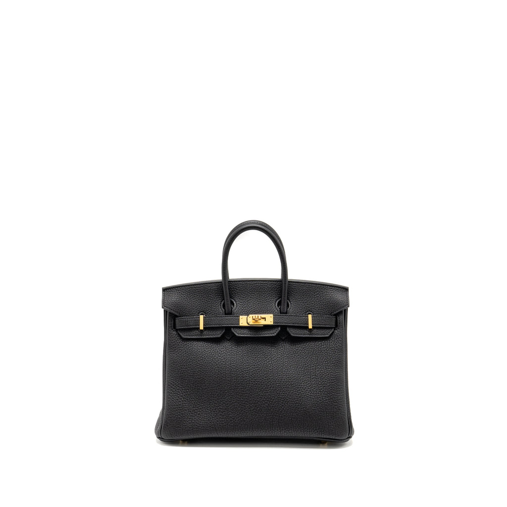 HERMES BIRKIN 25 TOGO BLACK GHW