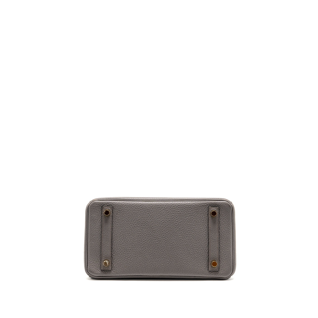 HERMES BIRKIN 25 TOGO GRIS ETAIN GHW