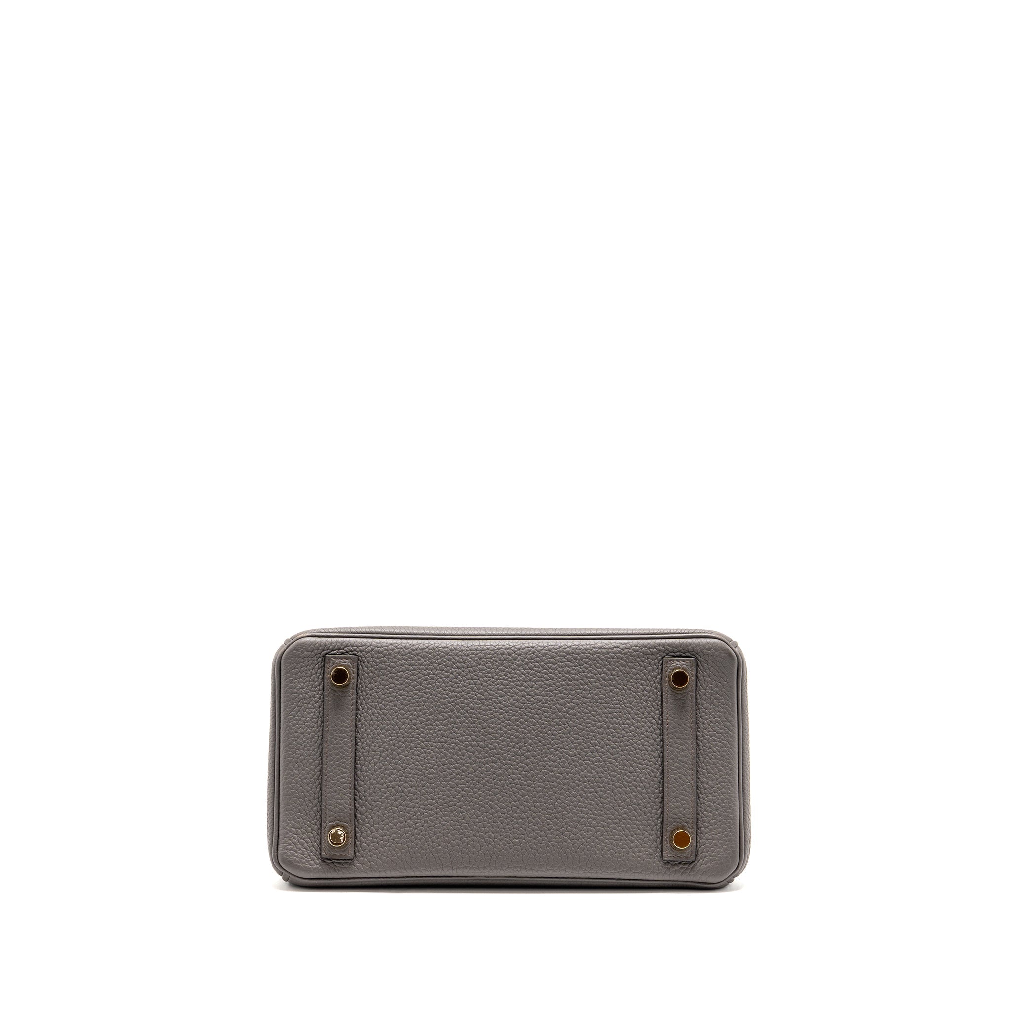 HERMES BIRKIN 25 TOGO GRIS ETAIN GHW