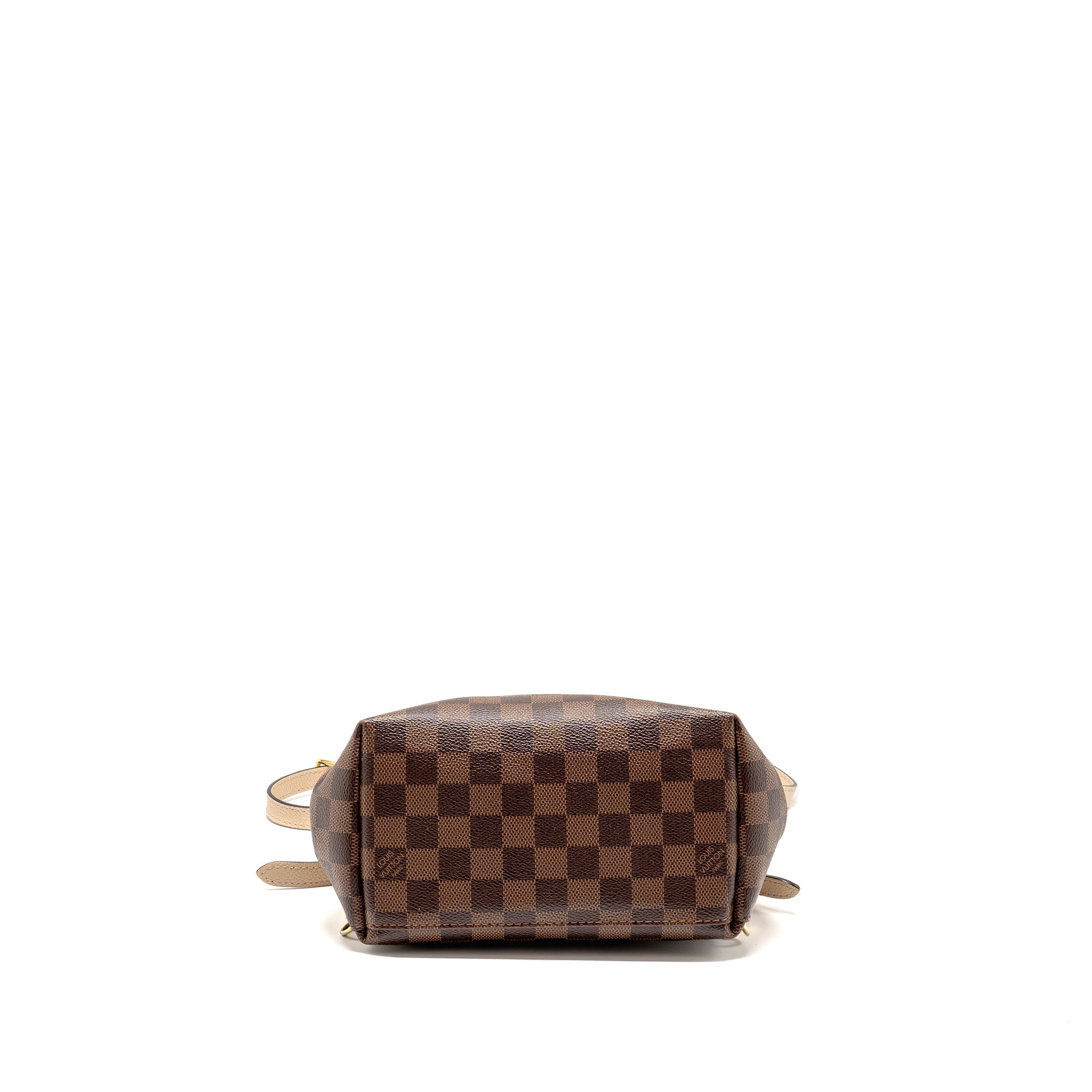 CLAPTON BACKPACK DAMIER EBENE/LIGHT PINK GHW