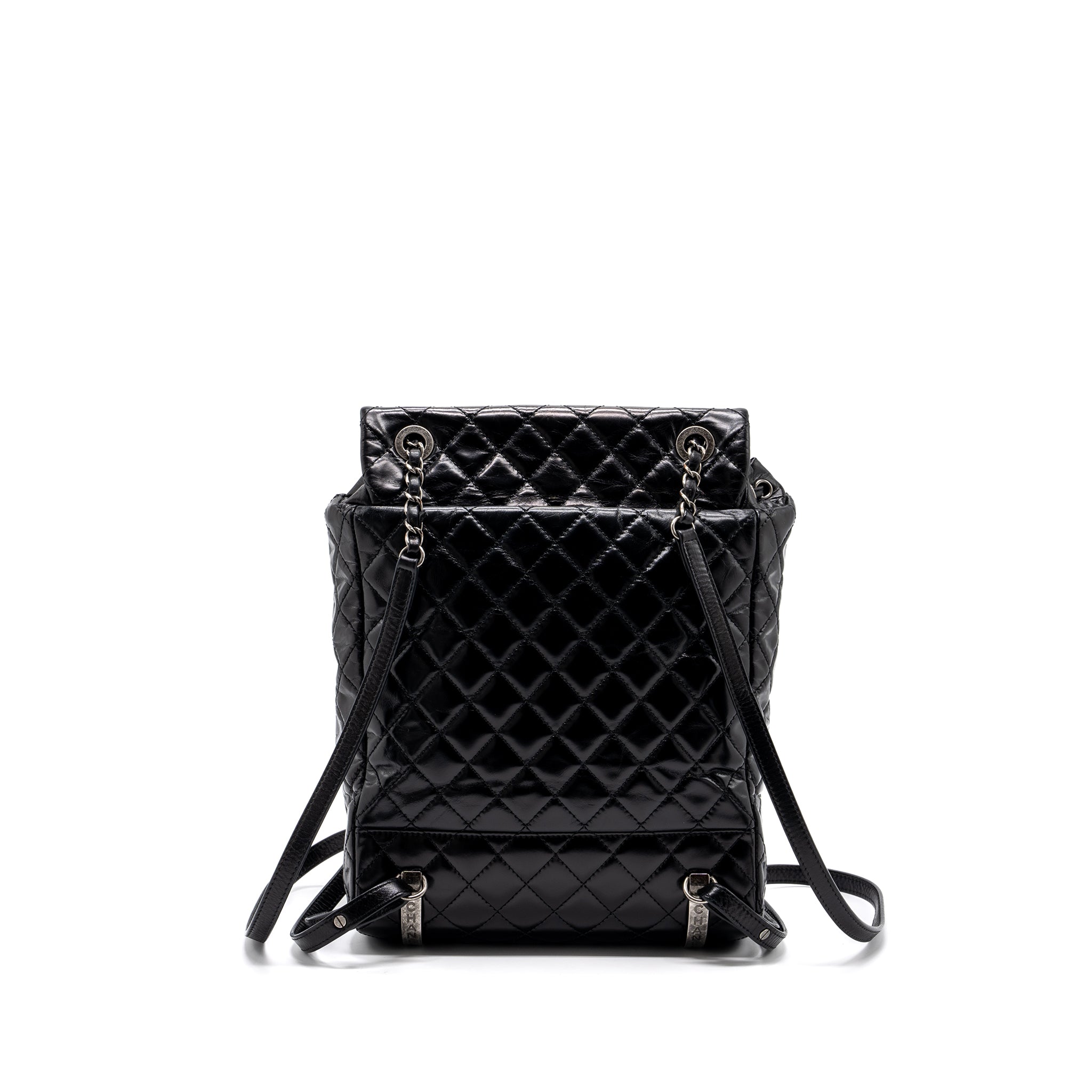 LARGE QUILTED MOUNTAIN  BACKPACK CALFSKIN BLACK SHW