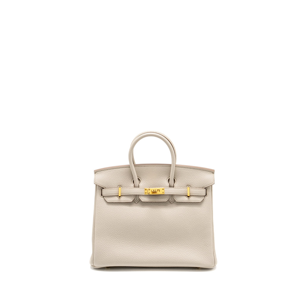 HERMES BIRKIN 25 TOGO BETON GHW