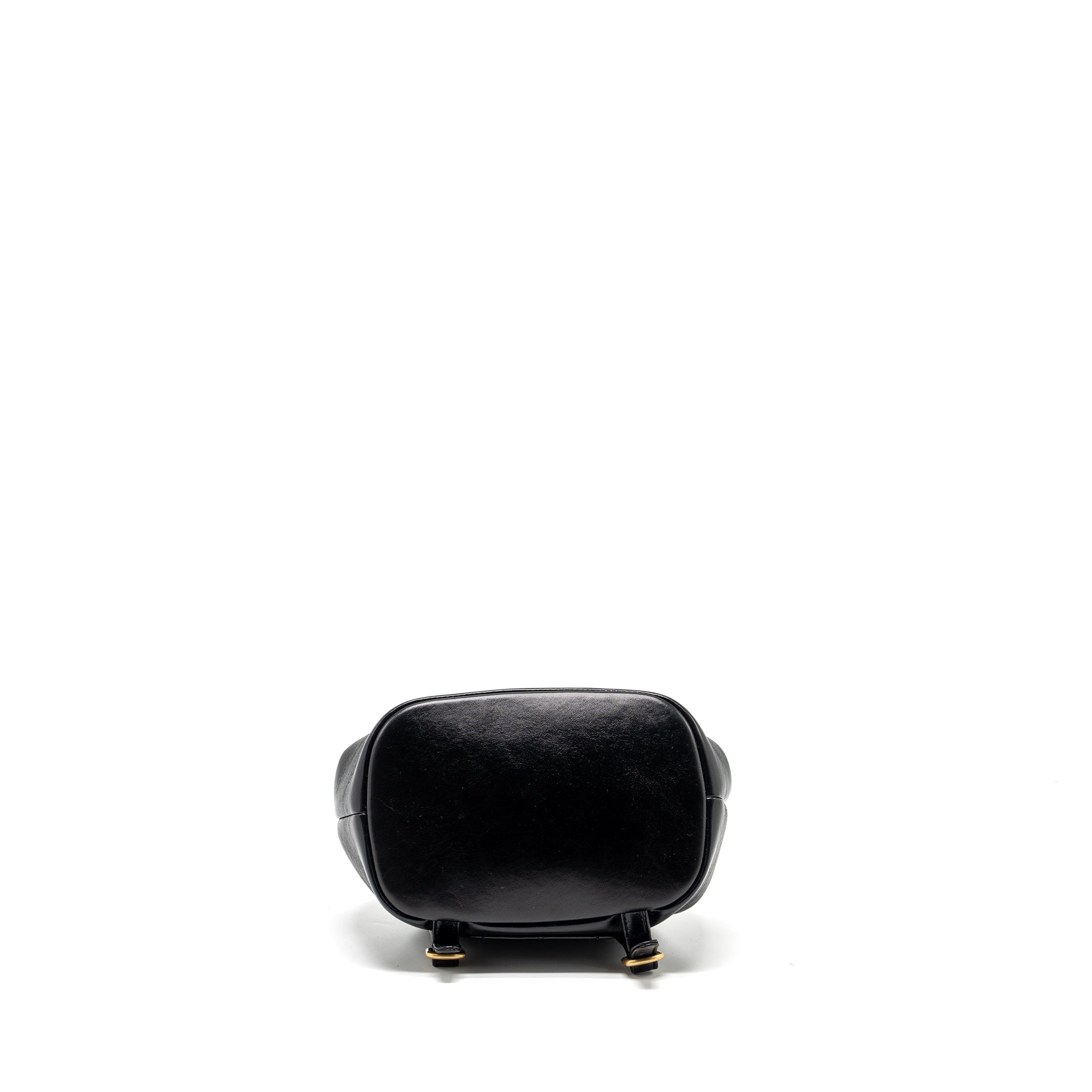 23K MINI BACKPACK LAMBSKIN BLACK GHW (MICROCHIP)