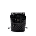 LARGE QUILTED MOUNTAIN  BACKPACK CALFSKIN BLACK SHW
