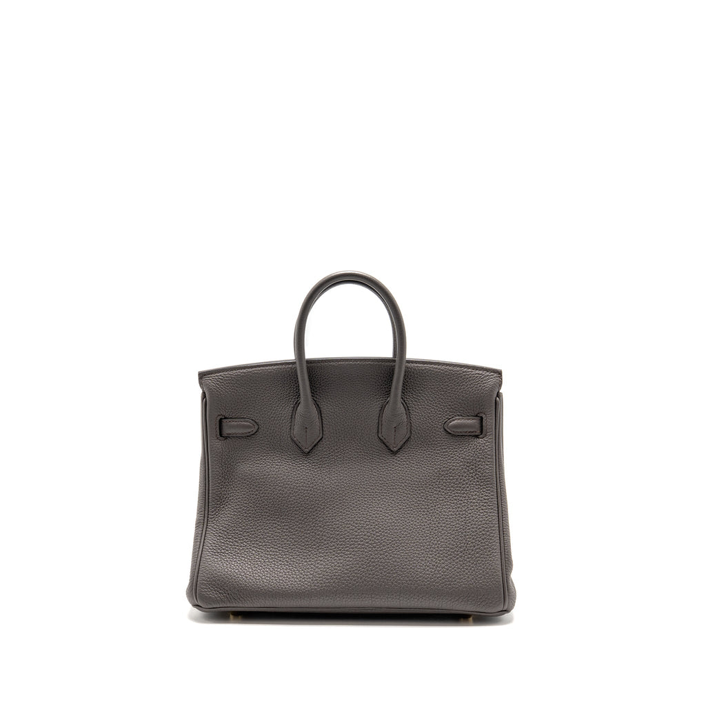 HERMES BIRKIN 25 TOGO GRIS ETAIN GHW