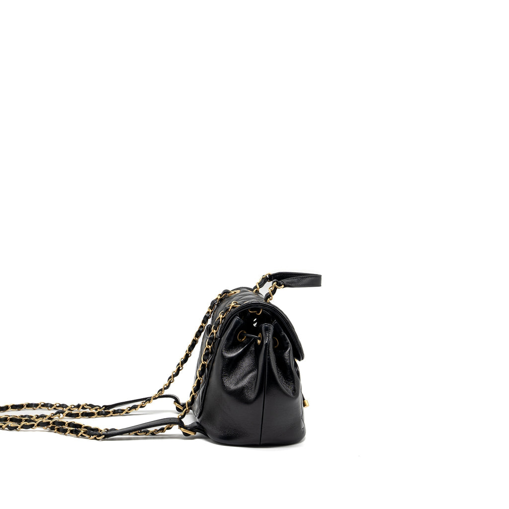 23K MINI BACKPACK LAMBSKIN BLACK GHW (MICROCHIP)