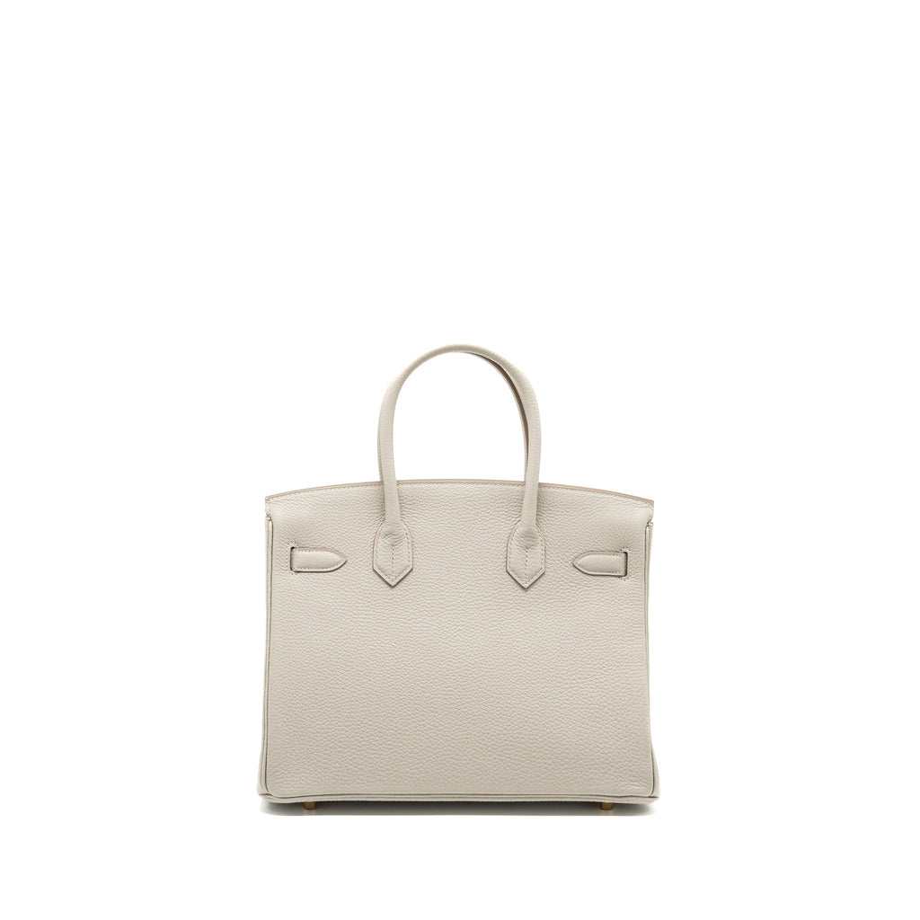 HERMES BIRKIN 30 TOGO GRIS PERLE GHW