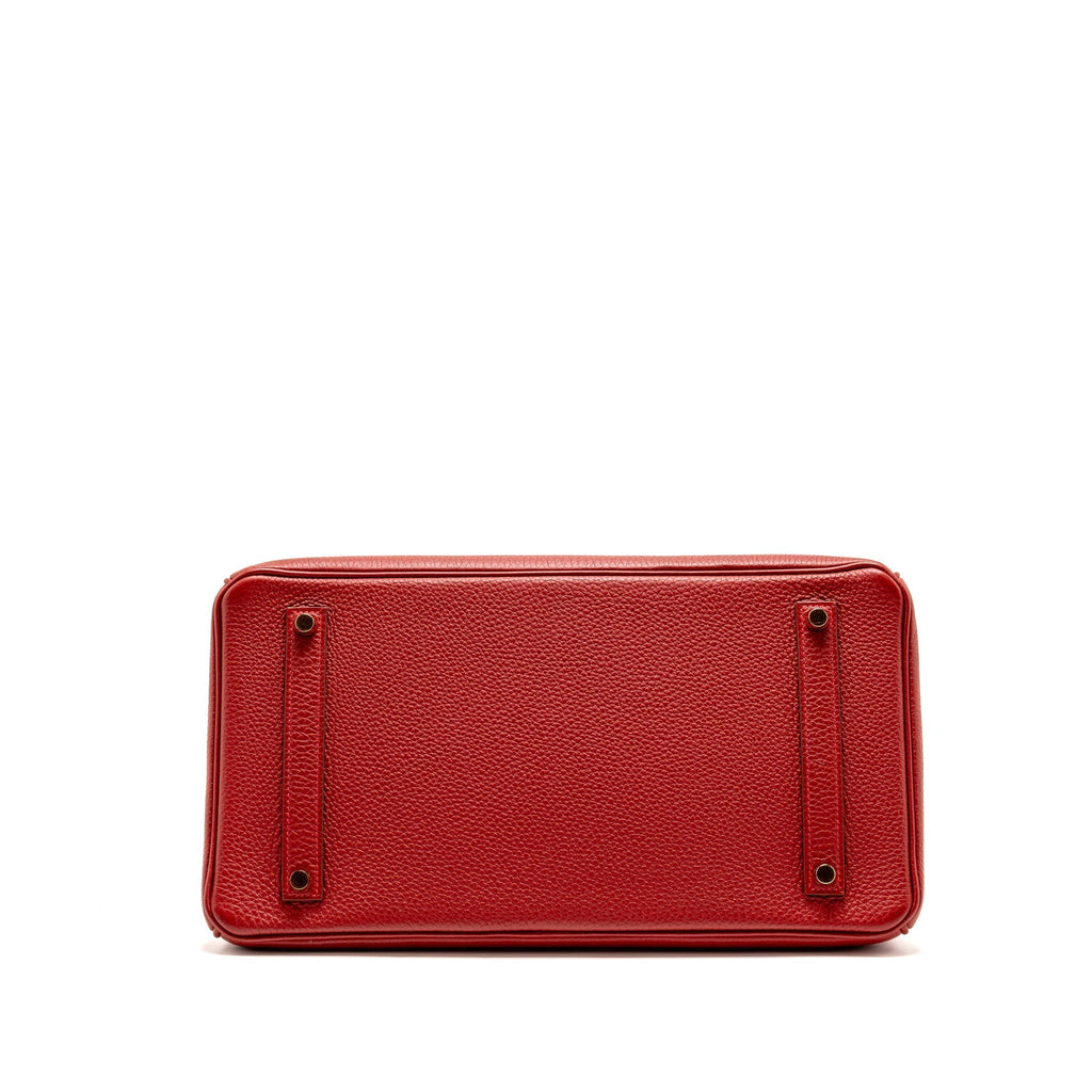 HERMES BIRKIN 35 TOGO ROUGE VIF GHW