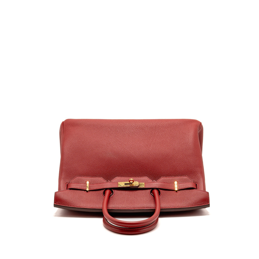 HERMES BIRKIN 35 TOGO ROUGE VIF GHW