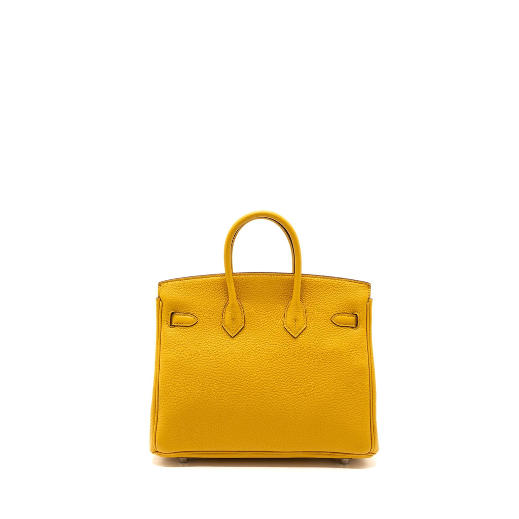 HERMES BIRKIN 25 TOGO JAUNE AMBRE SHW