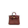 HERMES BIRKIN 25 EPSOM ROUGE H GHW