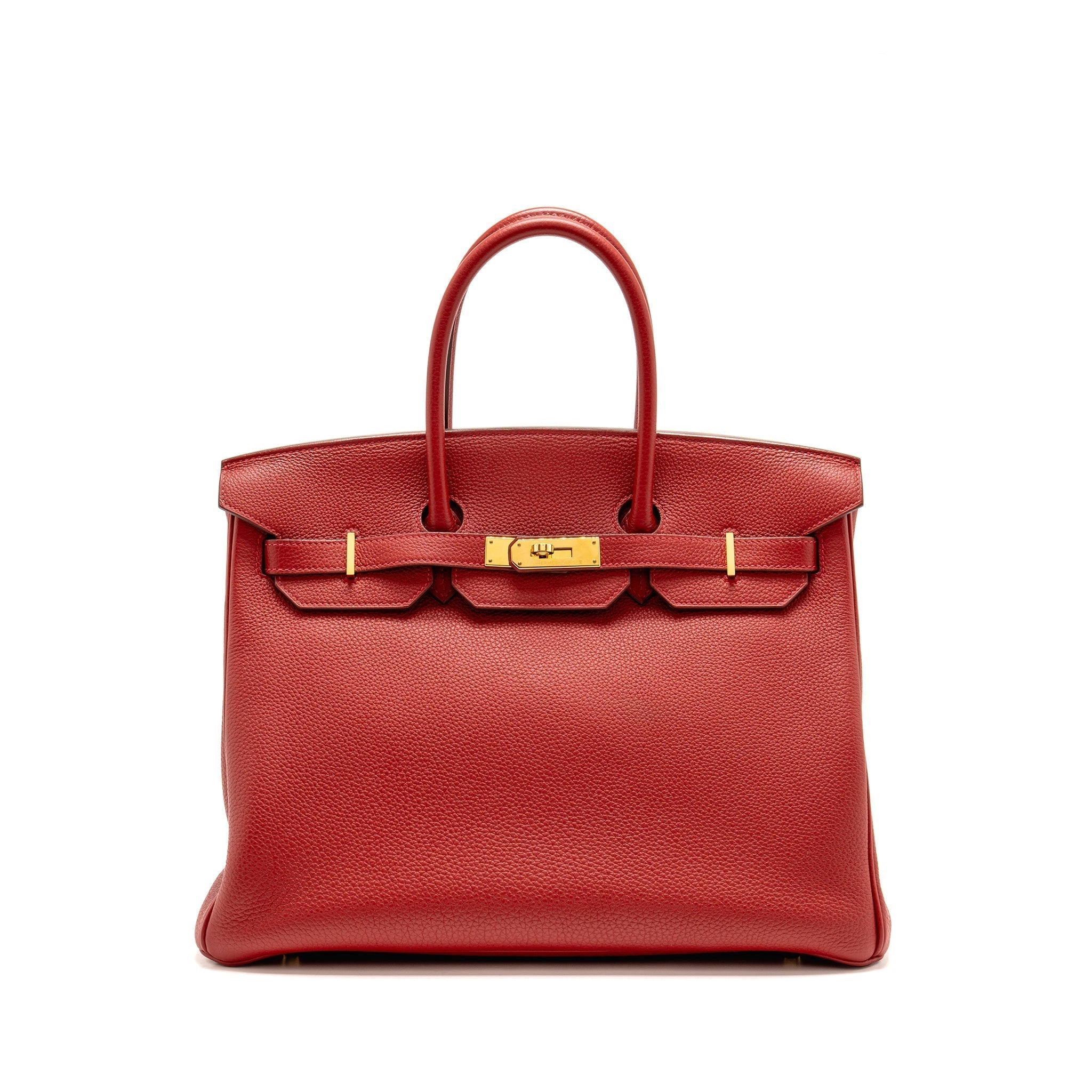 HERMES BIRKIN 35 TOGO ROUGE VIF GHW