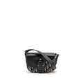 HOMME MINI SADDLE MESSENGER BAG WITH FLAP OBLIQUE JACQUARD/GRAINED CALFSKIN MULTICOLOUR HARDWARE