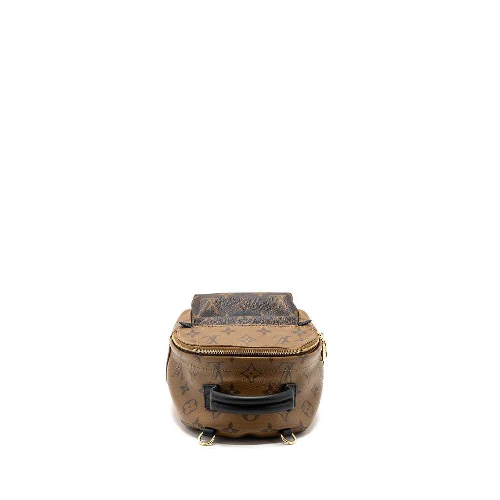 MINI PALM SPRING BACKPACK REVERSE MONOGRAM CANVAS GHW