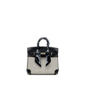HERMES BIRKIN 25 TOILE SWIFT/CANVAS BLACK SHW