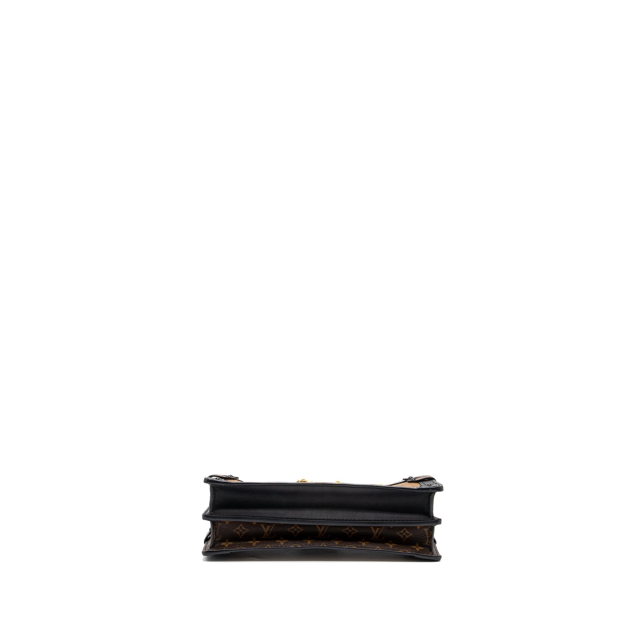 TRUNK CLUTCH MONOGRAM REVERSE CANVAS GHW