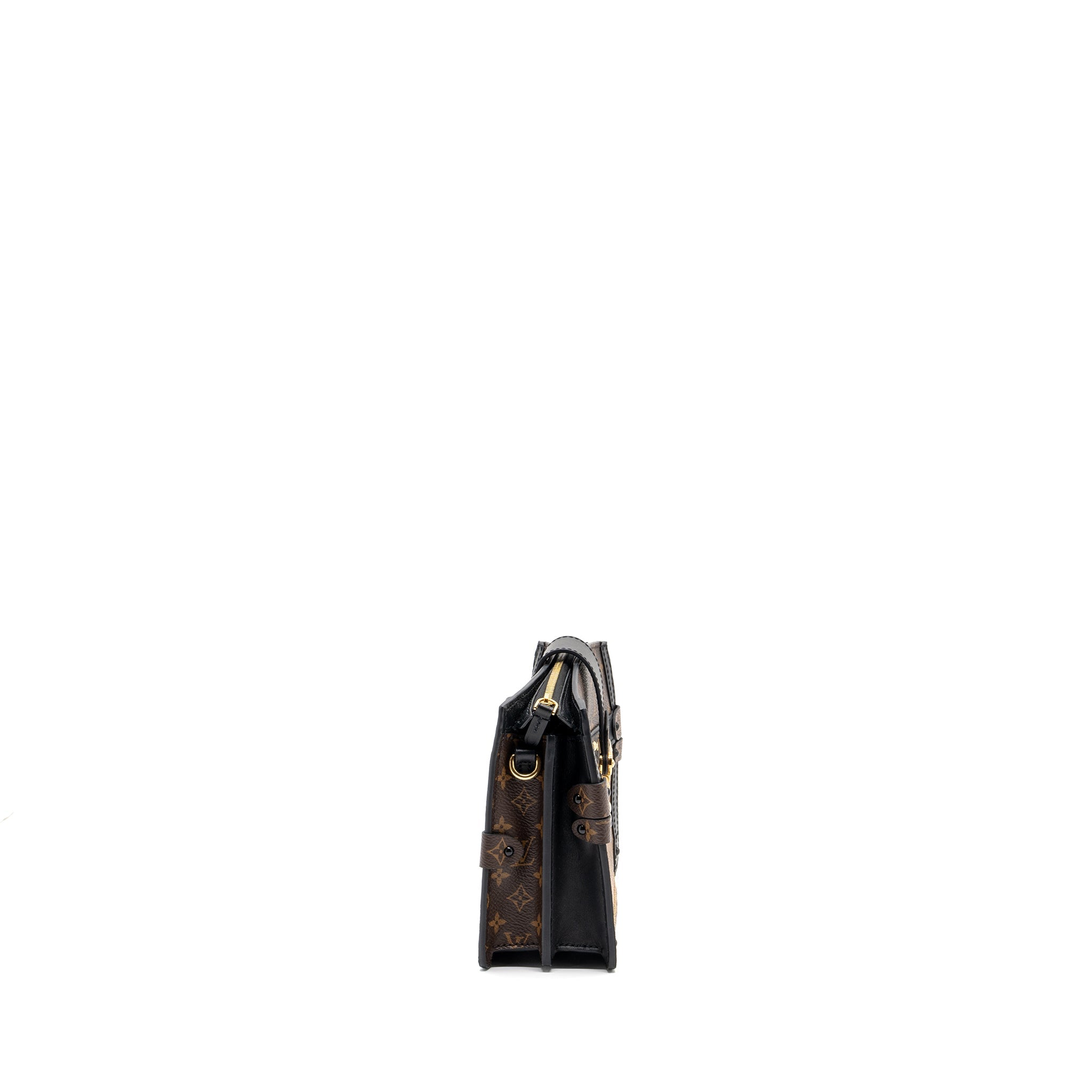 TRUNK CLUTCH MONOGRAM REVERSE CANVAS GHW