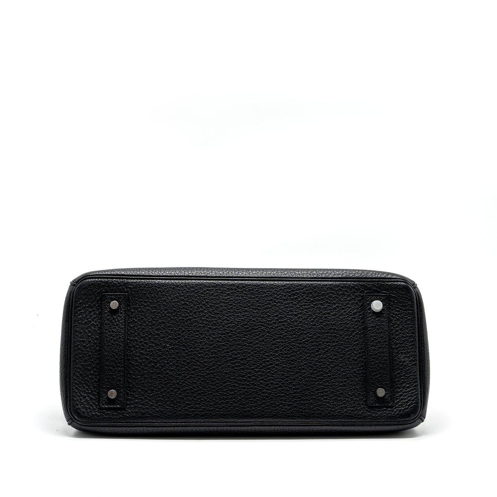 HERMES SHOULDER BIRKIN CLEMENCE BLACK SHW