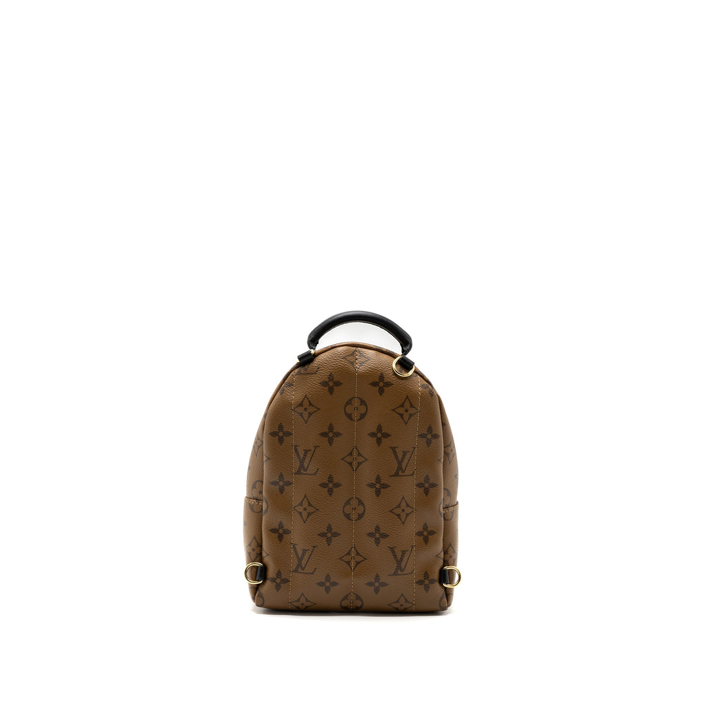 MINI PALM SPRING BACKPACK REVERSE MONOGRAM CANVAS GHW