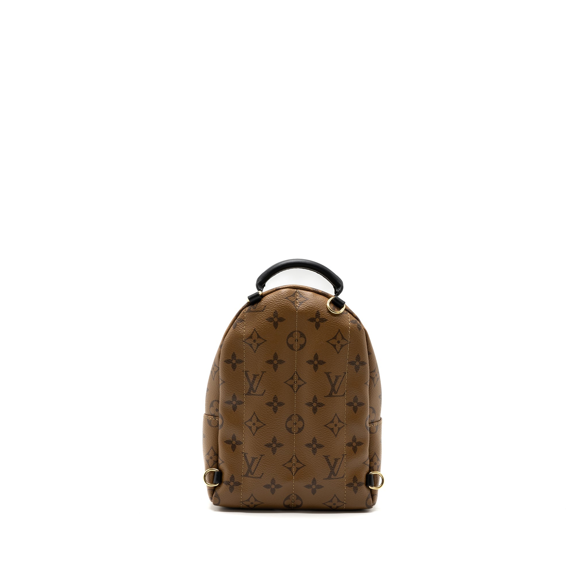 MINI PALM SPRING BACKPACK REVERSE MONOGRAM CANVAS GHW