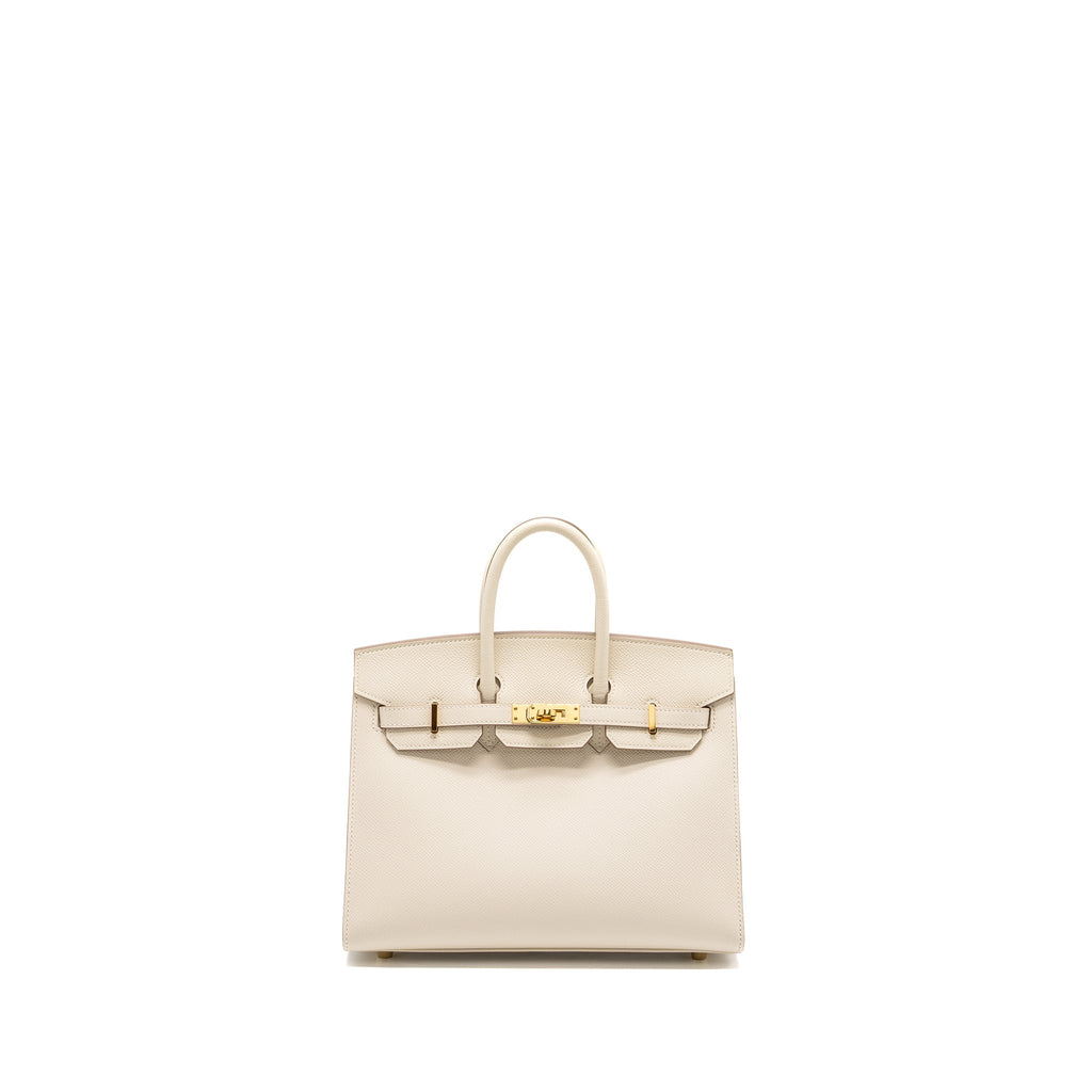 HERMES BIRKIN 25 SELLIER EPSOM CRAIE GHW