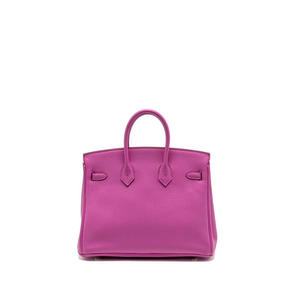 HERMES BIRKIN 25 TOGO MAGNOLIA SHW