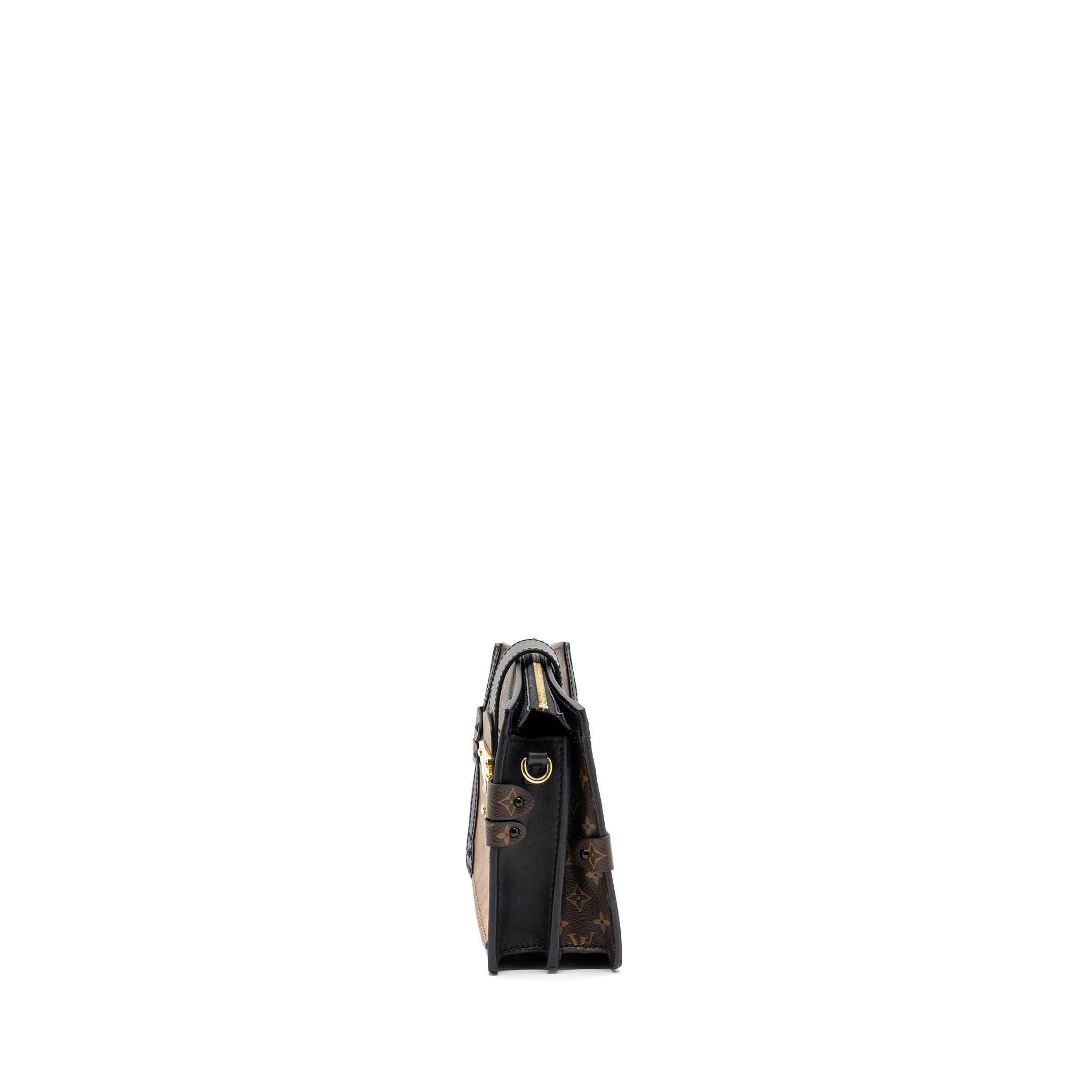 TRUNK CLUTCH MONOGRAM REVERSE CANVAS GHW