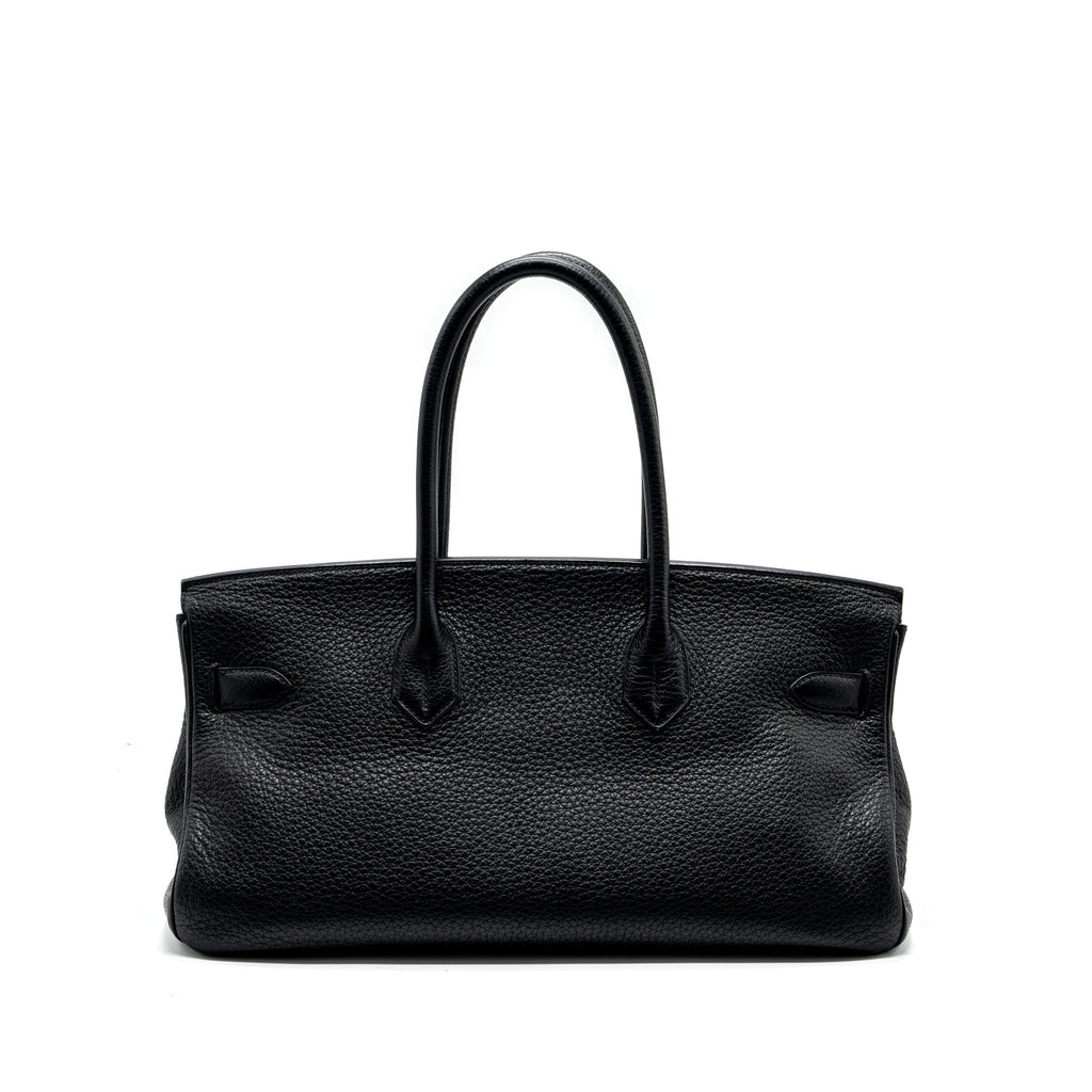 HERMES SHOULDER BIRKIN CLEMENCE BLACK SHW