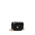 22B ROUND MESSENGER BAG CAVIAR BLACK GHW (MICROCHIP)
