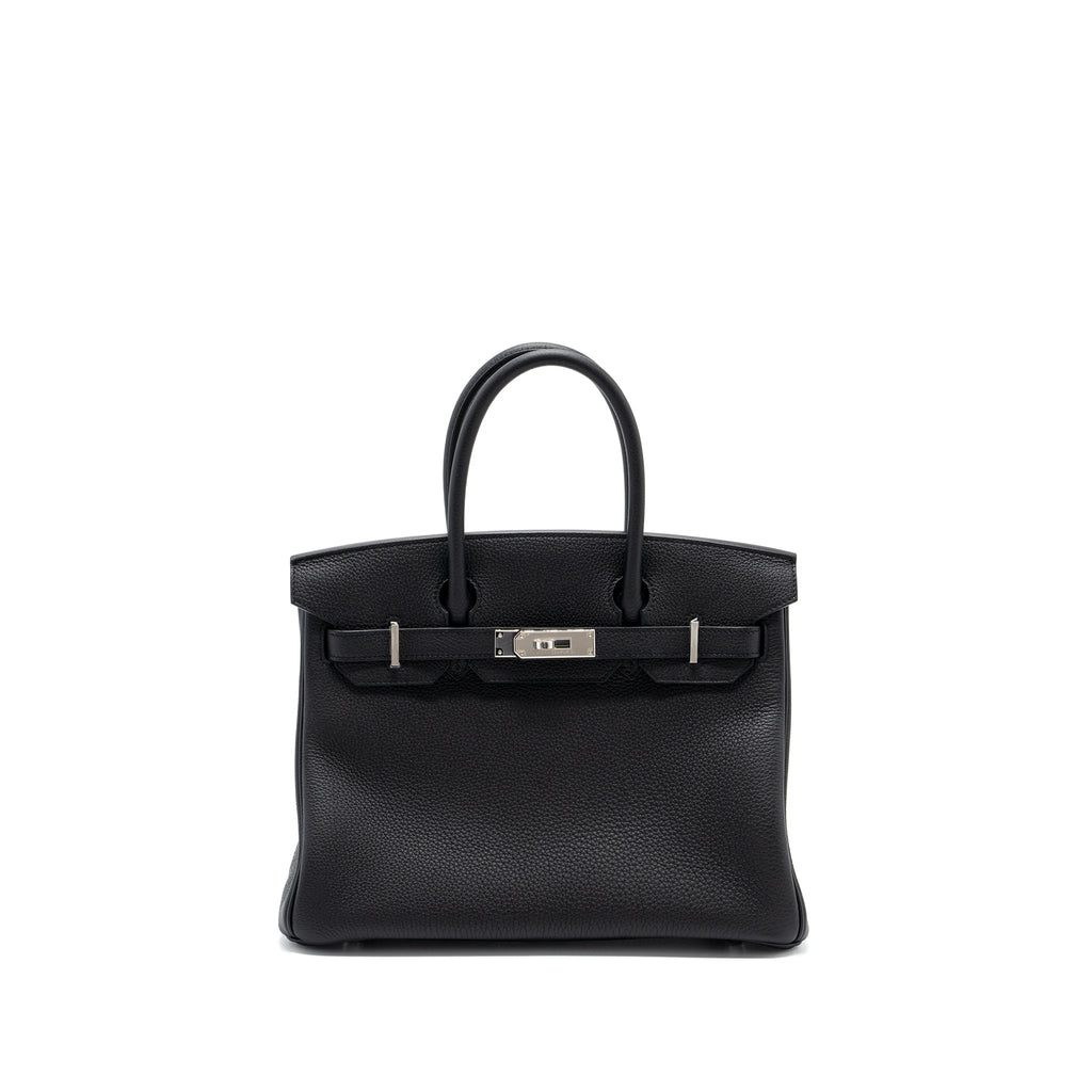 HERMES BIRKIN 30 TOGO LEATHER BLACK SHW