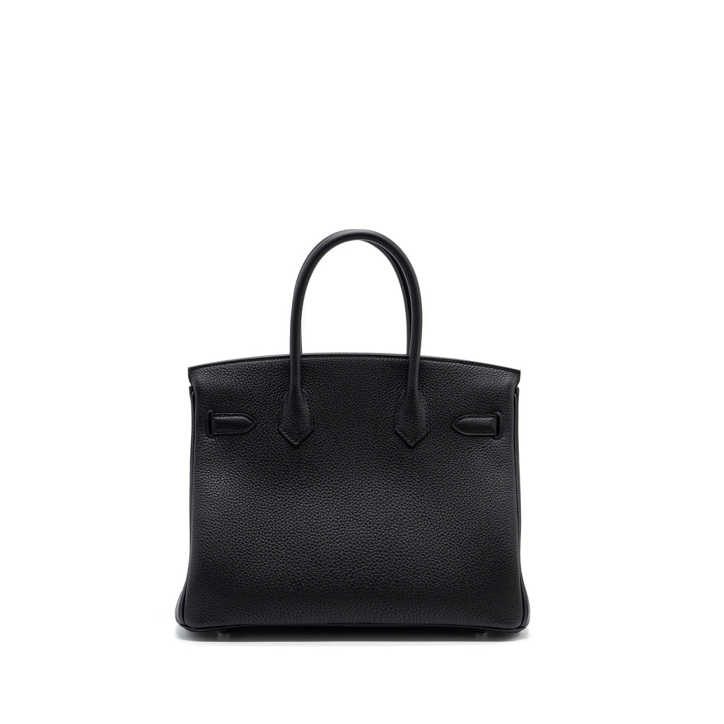 HERMES BIRKIN 30 TOGO LEATHER BLACK SHW