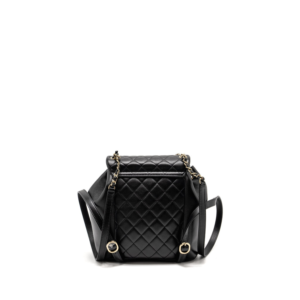 23C LARGE DUMA BACKPACK CALFSKIN BLACK LGHW (MICROCHIP)