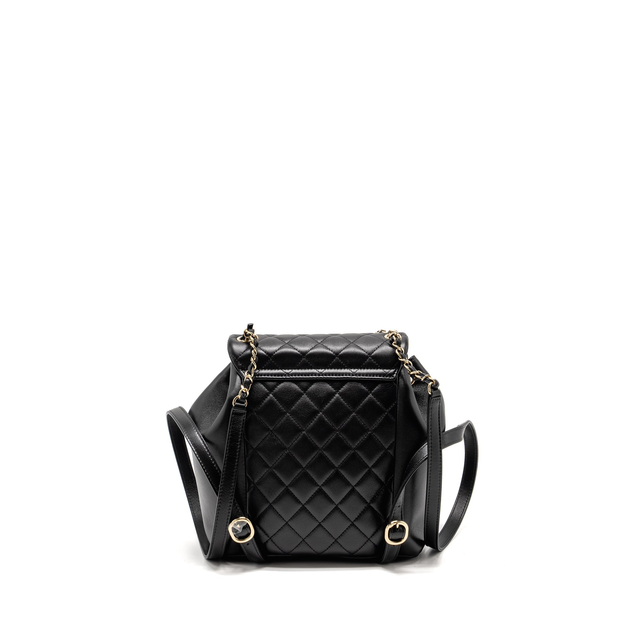 23C LARGE DUMA BACKPACK CALFSKIN BLACK LGHW (MICROCHIP)