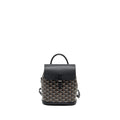 MINI ALPIN BACKPACK GOYRADLINE CANVAS / LEATHER BLACK SHW