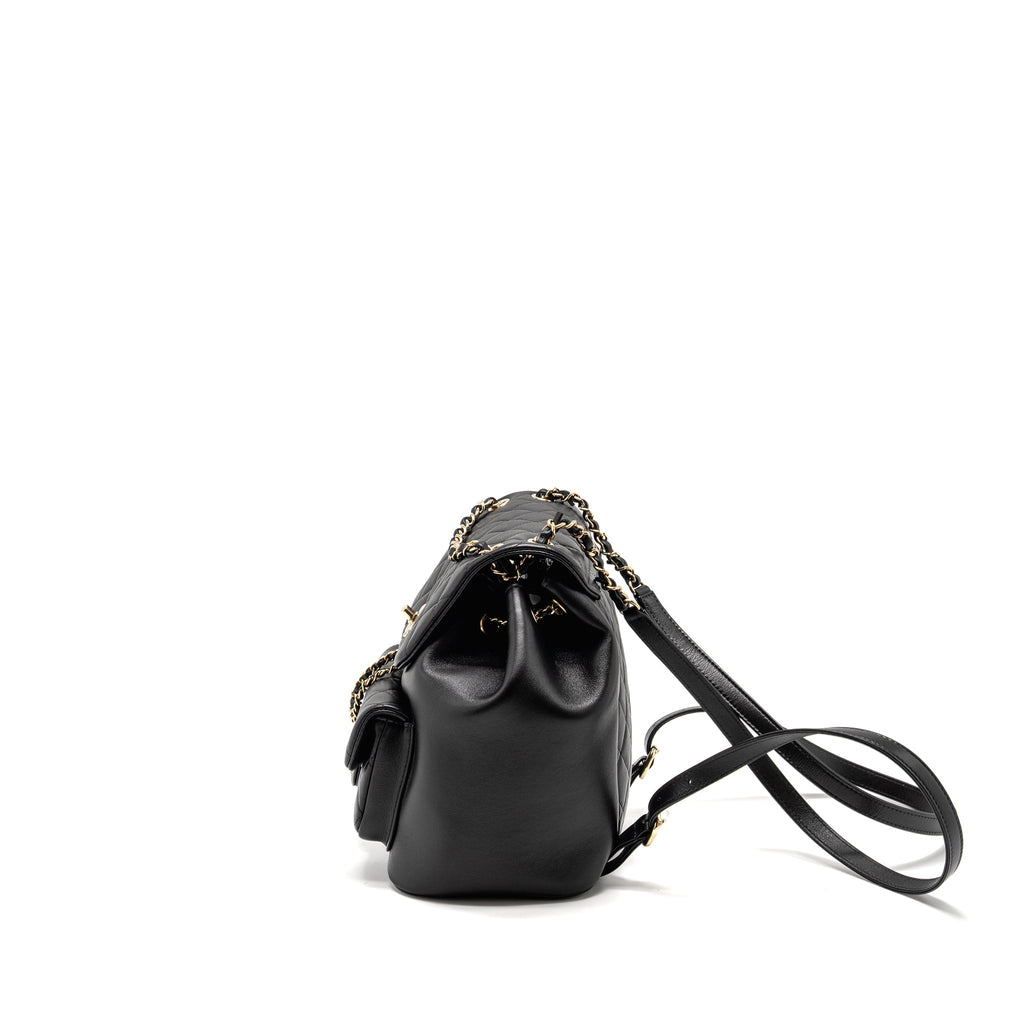 23C LARGE DUMA BACKPACK CALFSKIN BLACK LGHW (MICROCHIP)