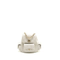 23K TRIPLE POCKET MINI BACKPACK CAVIAR WHITE LGHW (MICROCHIP)