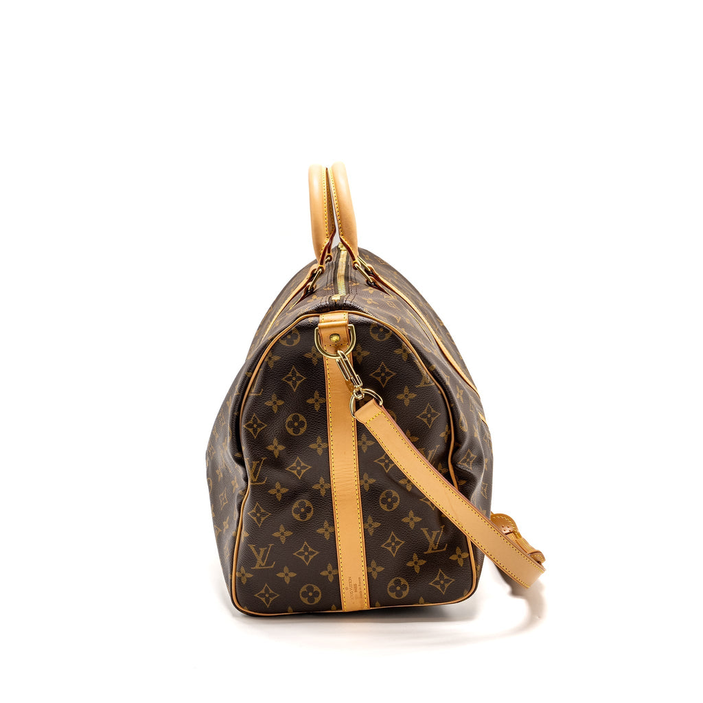 KEEPALL 50 BANDOULIRE MONOGRAM CANVAS GHW