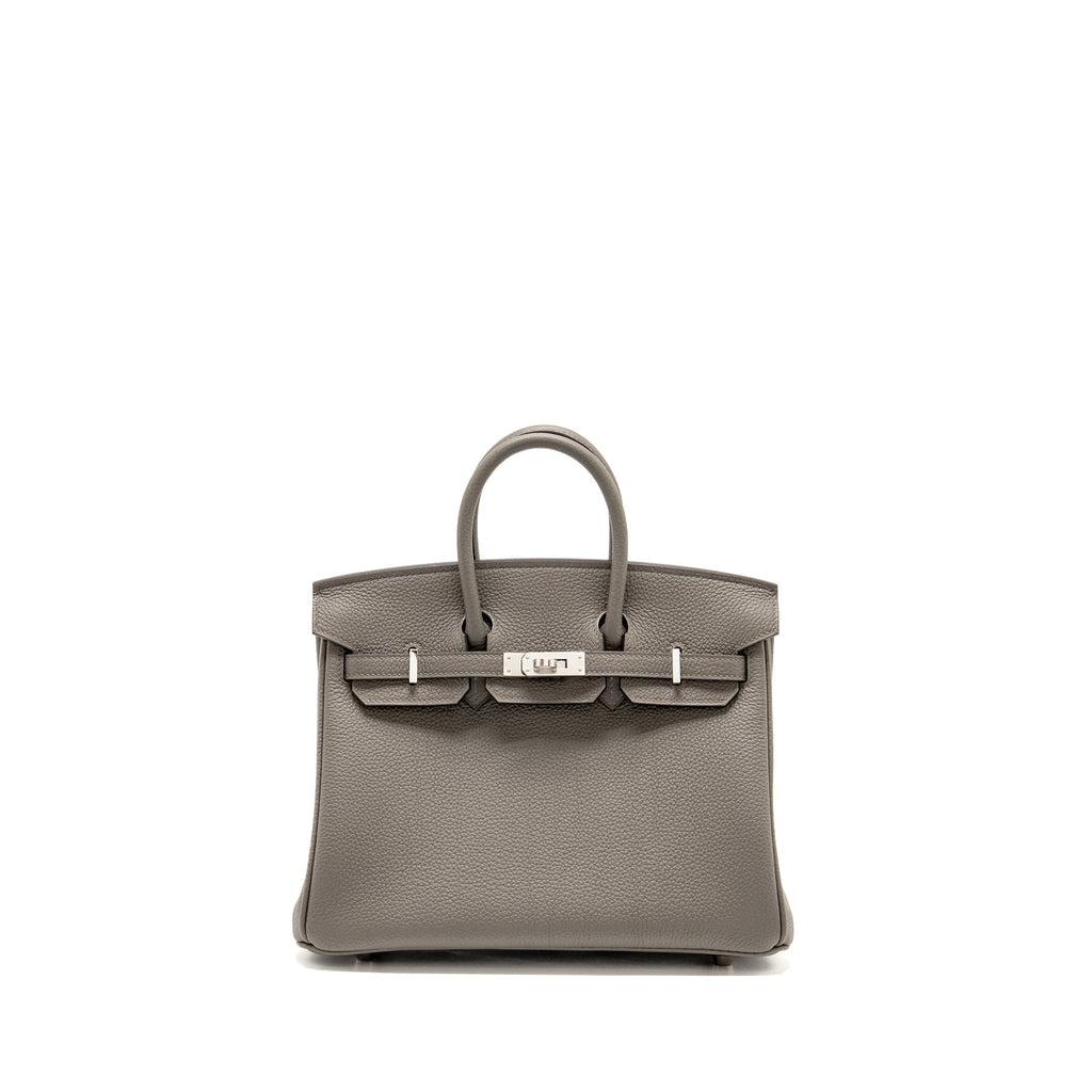 HERMES BIRKIN 25 TOGO GRIS MEYER SHW