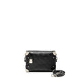 SIDE TRUNK MONOGRAM DEBOSSED CALFSKIN BLACK SHW