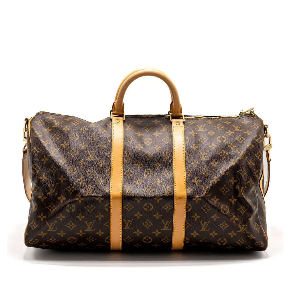 KEEPALL 50 BANDOULIRE MONOGRAM CANVAS GHW