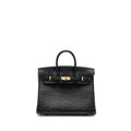 HERMES BIRKIN 25 OSTRICH BLACK GHW