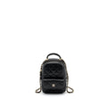 24C MINI BACKPACK / CROSSBODY BAG CAVIAR BLACK LGHW (MICROCHIP)